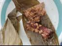 诸老大早餐粽子 中华老字号 蛋黄黑猪鲜肉粽 100g×6只 嘉兴特产 实拍图