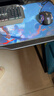 甄严选电脑桌台式电竞桌椅套装组合桌子办公家用桌学习桌书房书桌写字桌 【黑架+黑碳纤纹面】单桌140*70 实拍图