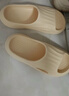 名创优品（MINISO）家居拖鞋男女情侣家用舒适浴室防滑防臭凉拖鞋夏  烟灰色40-41 实拍图
