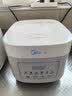 美的（Midea）电饭煲 3L家用电饭锅 316L不锈钢无涂层煮饭锅 2-3人智能预约0涂层煲汤煮粥MB-RE387S 实拍图
