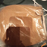 MUJI 纸编 斜挎包 包包女包 便携 单肩 编织包 小包 贝壳状 浅棕色 实拍图