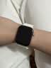 Apple/苹果 Watch S11 智能手表GPS款46毫米玫瑰金色铝金属表壳淡桃粉色运动型表带S/M MEVT4CH/B 实拍图