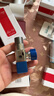 潜水艇（Submarine）F311黄铜加厚三角阀八字阀马桶热水器大流量4分进出水（蓝色） 实拍图