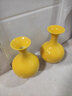 傲世景德镇瓷器黄色花艺插花瓶客厅摆件家居博古架茶室装饰品瓷瓶摆设 小号纯黄赏瓶+底座 实拍图