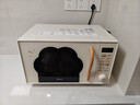 美的（Midea）小滋味微烤炸一体机萌宠猫爪不锈钢内胆23L家用大容量一级能效平板式热风空气炸2026新款F23G5 实拍图