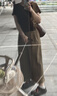 森马（Semir）陈都灵|短袖t恤女26夏短款一字肩荡领收腰氛围感上衣109326100005 实拍图