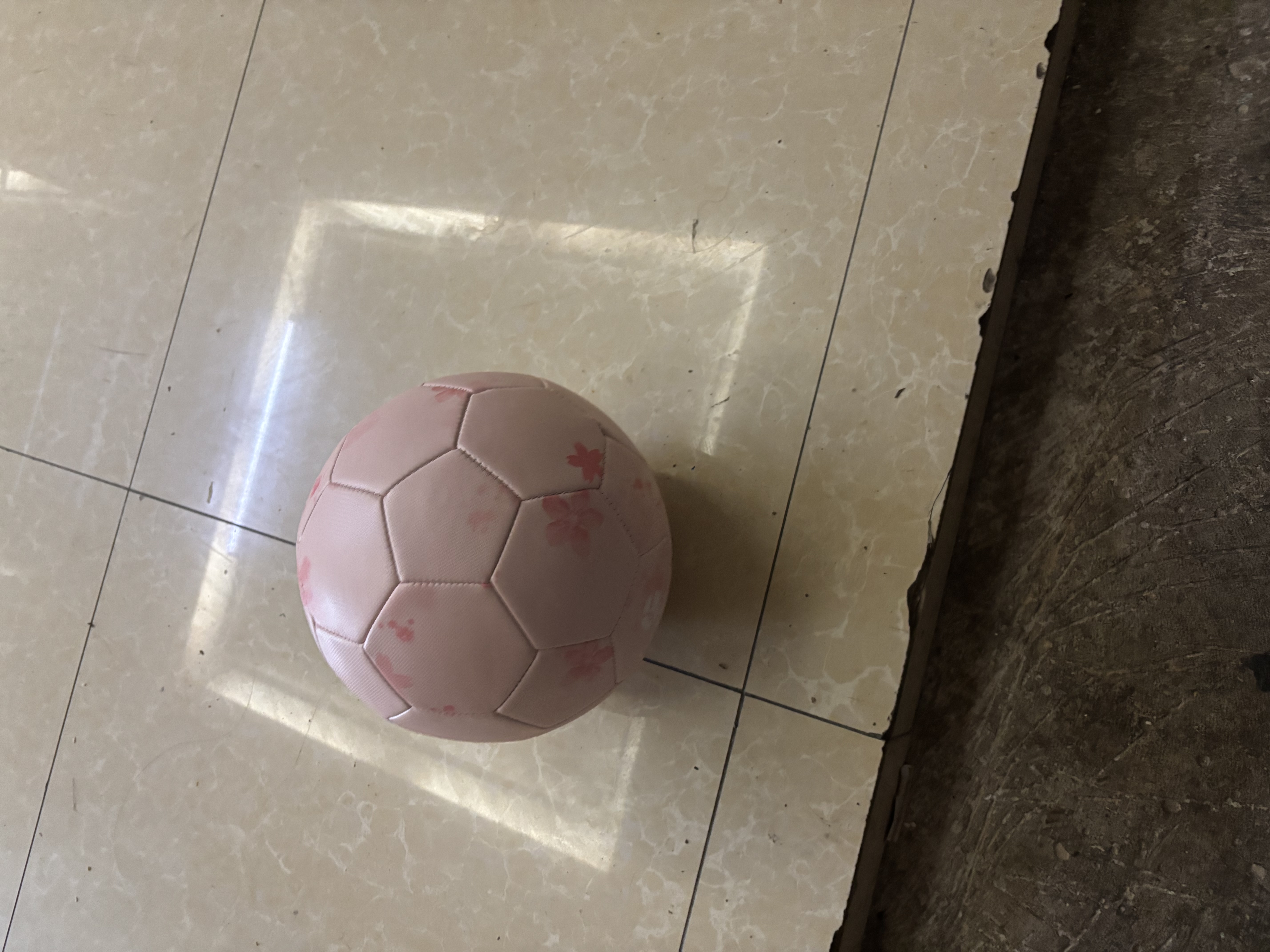 狂迷（kuangmi）樱花粉色足球5号中学生考试专用球青少年男女训练比赛生日礼物球 实拍图