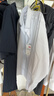 京东京造【奢华200支】衬衫男士长袖衬衫白衬衫商务DP免烫夏季新款白色40 实拍图