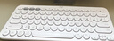罗技（Logitech）时尚系列K390无线蓝牙键盘 超薄便携  K380升级版 白色 79键 实拍图