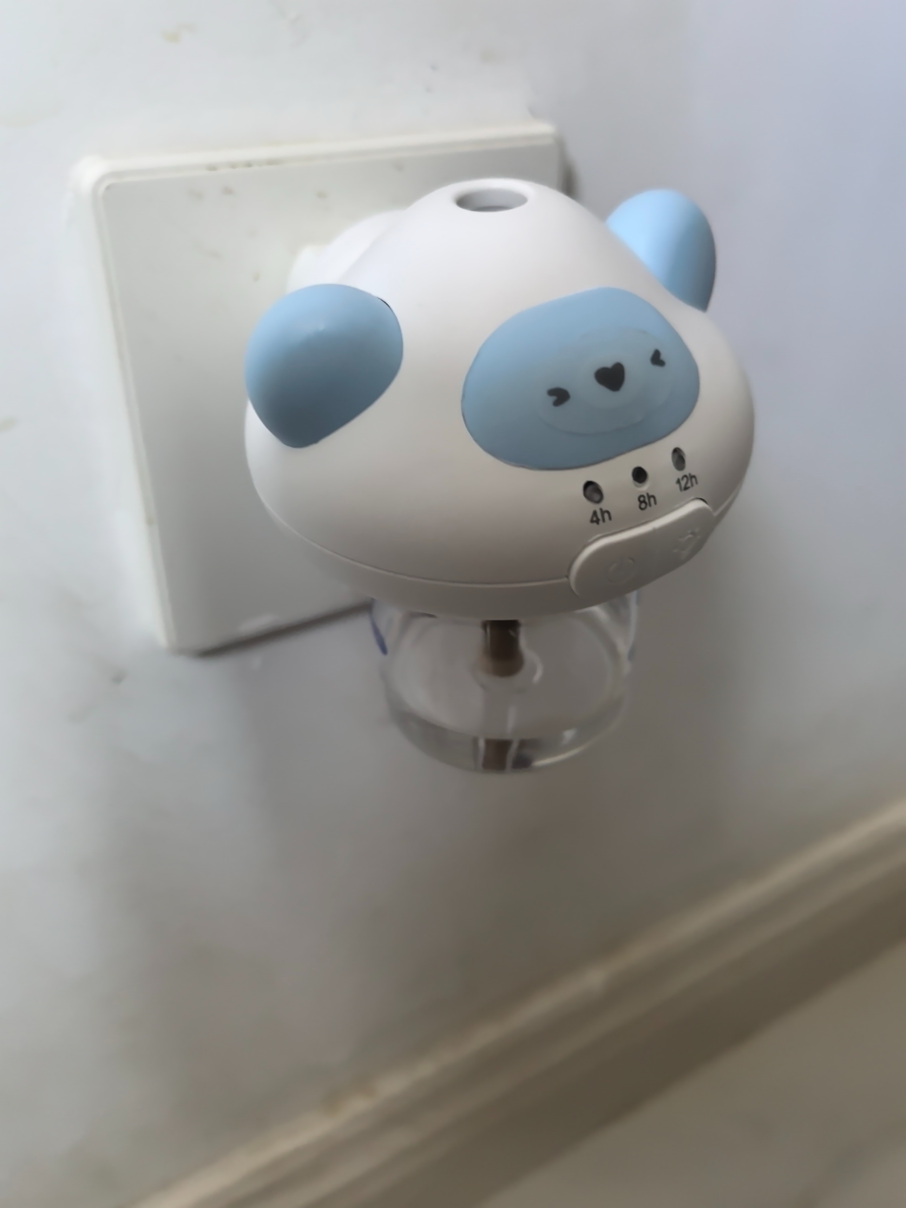 戴·可·思定时款电热蚊香液1器+4液 4挡智能定时小夜灯款驱蚊液套装无香型  实拍图