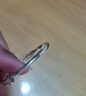 中国黄金（CHINA GOLD）莫比乌斯环银手镯足银时尚款素圈镯子银手环情人节生日礼物送女友 【今/次日达】莫比乌斯手镯 约9.5g±0.5g 实拍图