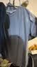 浪莎男士睡衣男夏季棉质薄款舒适可外穿家居服宽松套装2026新款蓝色 实拍图