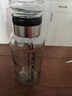 【送杯套】大容量加厚玻璃杯子便携杯茶水分离带杯套泡茶水杯 透明 1000ml吨吨桶 1只装 实拍图