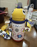 babycare儿童水杯6个月以上宝宝霸王龙不锈钢保温杯上学450ml-新旧款混发 实拍图