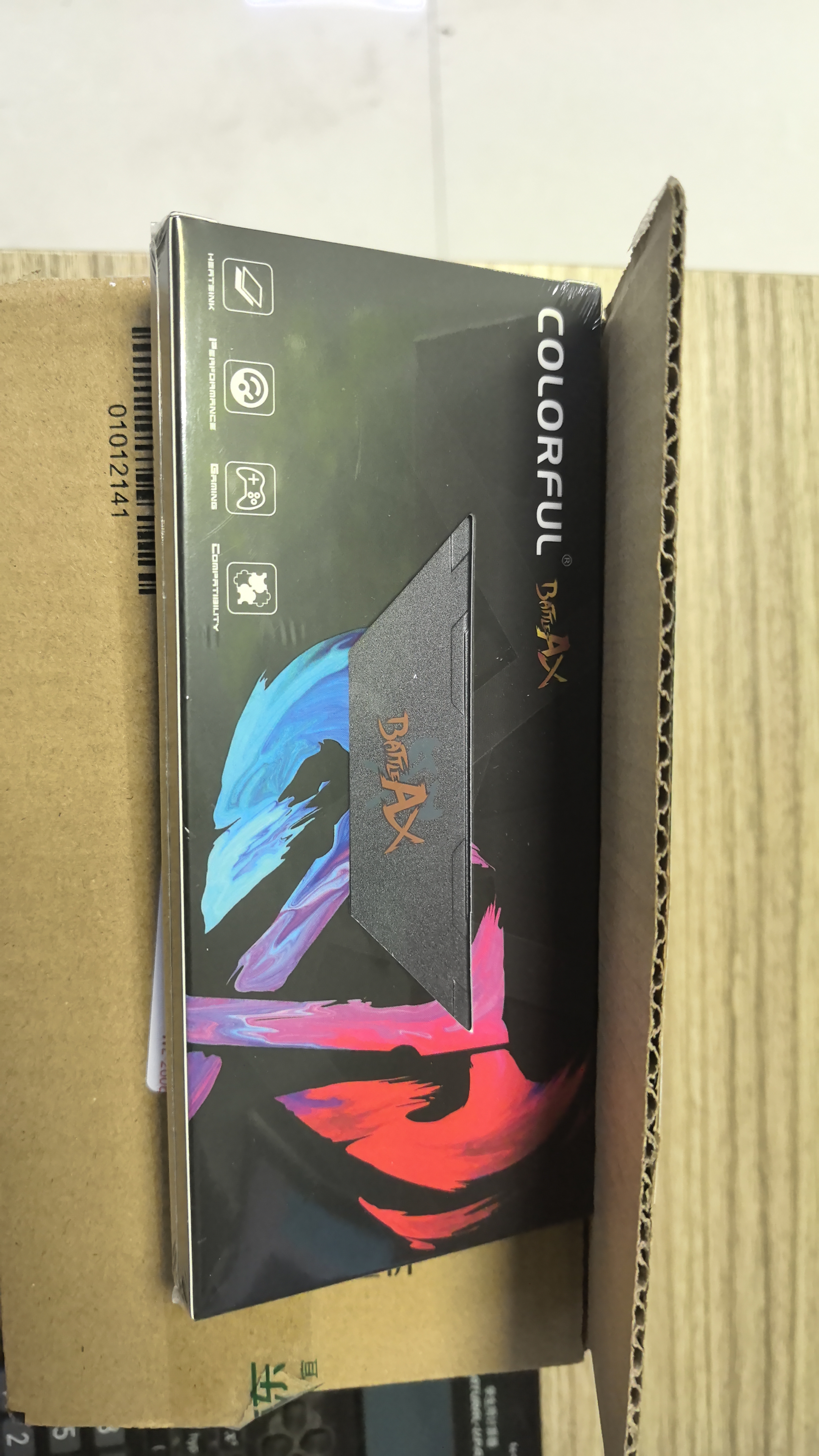 七彩虹（Colorful）16GB DDR4 2666  台式机内存条 战斧系列·钛金灰 C19 实拍图