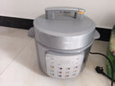 美的（Midea）有钛青瓷0涂层营养蒸电压力锅5L 智能预约多功能一体高压电饭锅MY-E5811G家用4-6人开盖火锅电饭煲 实拍图