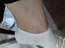 猫人（MiiOW）【100%棉】女士袜子女10A抗菌夏季薄款网眼透气短筒袜船袜5双装 实拍图