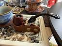 沙芬（SAVINELLI）【七夕礼物】意大利珍藏石楠木烟斗干燥传统弯式叼斗百年实木楠木 【613型 经典军插升级斗 新手推荐】 实拍图