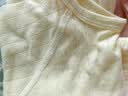 贝瑞加（Babyprints）新生儿连体衣2件装婴儿纯棉衣服初生宝宝内衣长袖薄款爬服 粉黄52 实拍图