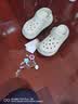 CROCS卡骆驰檀健次同款经典泡芙洞洞鞋轻便舒适男女同款花园鞋|207521 骨白色-2Y2(含智必星) 35 (210mm) 实拍图