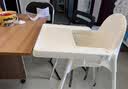 宜家（IKEA）ANTILOP安迪洛宝宝椅餐桌椅儿童餐椅家用宝宝凳儿童凳子 【含桌板】白色（座位尺寸：22*25cm） 实拍图