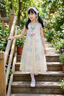 女童裙子夏薄款2026新款夏季儿童碎花裙夏装小女孩洋气公主连衣裙 郁金香裙子 150 实拍图