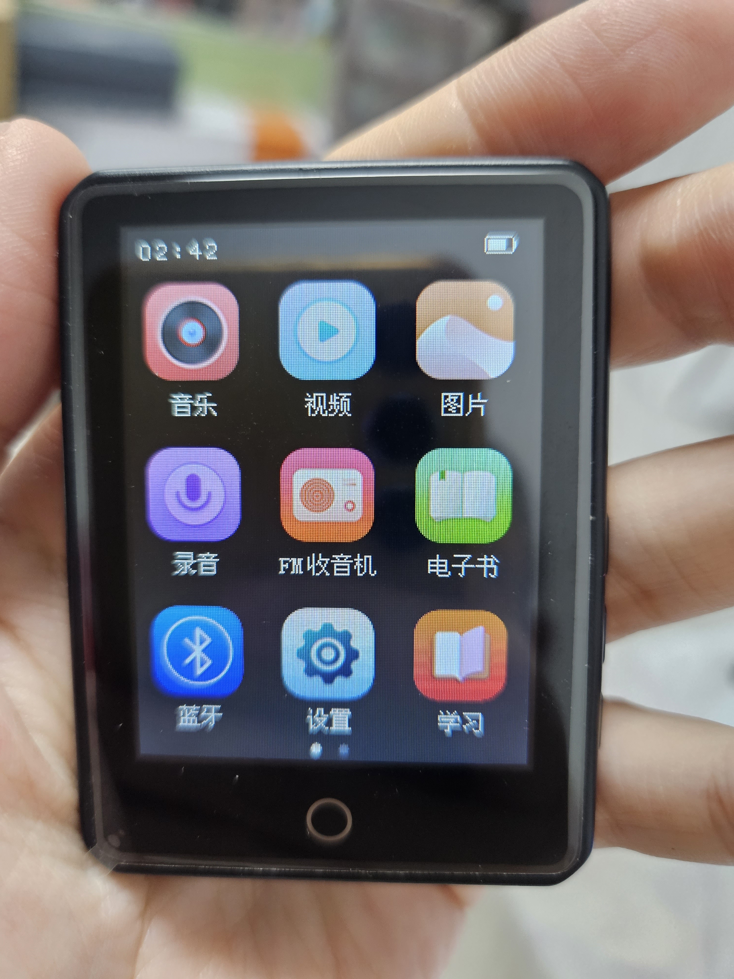 锐族M17 16G黑色mp3/mp4无损播放器[国补] 2.4英寸蓝牙外放全面屏mp5音乐视频学生英语随身听运动 实拍图