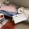无印良品大学生宿舍床上六七件套全棉三件套单人学校寝室上下铺被褥全套装 天空蓝+山灰【一站式购齐六件套 赠专属收纳】 0.9m 床笠款 七件套-三件套+床褥9cm+子母被3+5斤+护颈 实拍图