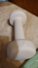 Keep哑铃女士健身家用彩色浸塑环保手铃亚铃全身塑形樱粉1kg*2 实拍图