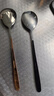 美厨（MAXCOOK）316L不锈钢汤勺汤匙 勺子圆底餐勺饭勺汤勺 彩色3件套 MCGC3424 实拍图