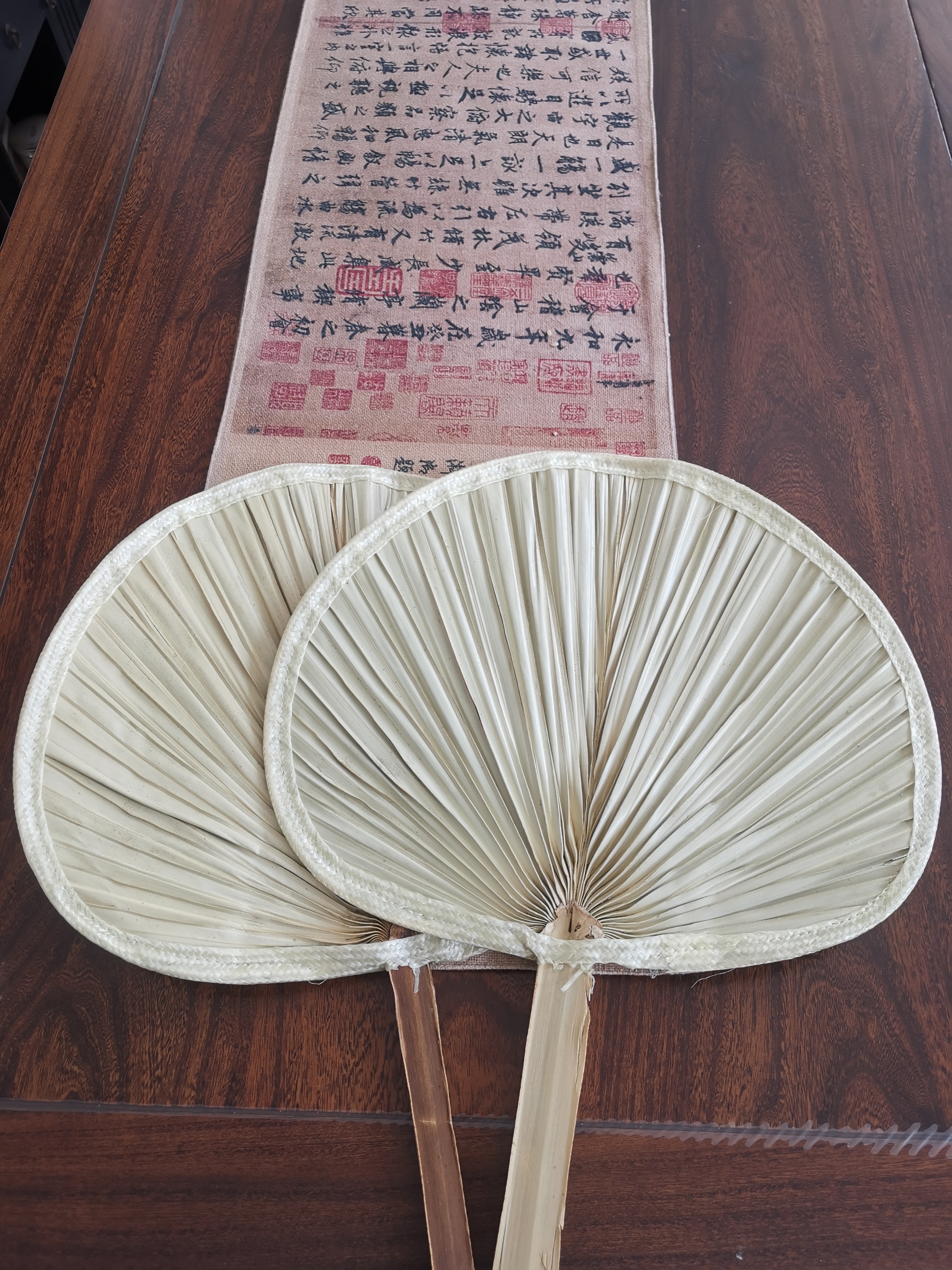 夏季老式蒲扇新叶葵扇芭蕉扇子老式家用纯手工 大号蒲扇活动装 2把 实拍图
