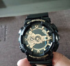 卡西欧（CASIO）手表男G-SHOCK黑金运动电子学生智能日韩表送男友礼物GA-110GB-1A 实拍图