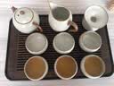汝窑功夫茶具套装新款喝茶家用泡茶陶瓷盖碗茶壶茶杯子套装无茶盘 汝窑功夫茶具9件套【无茶盘】 实拍图