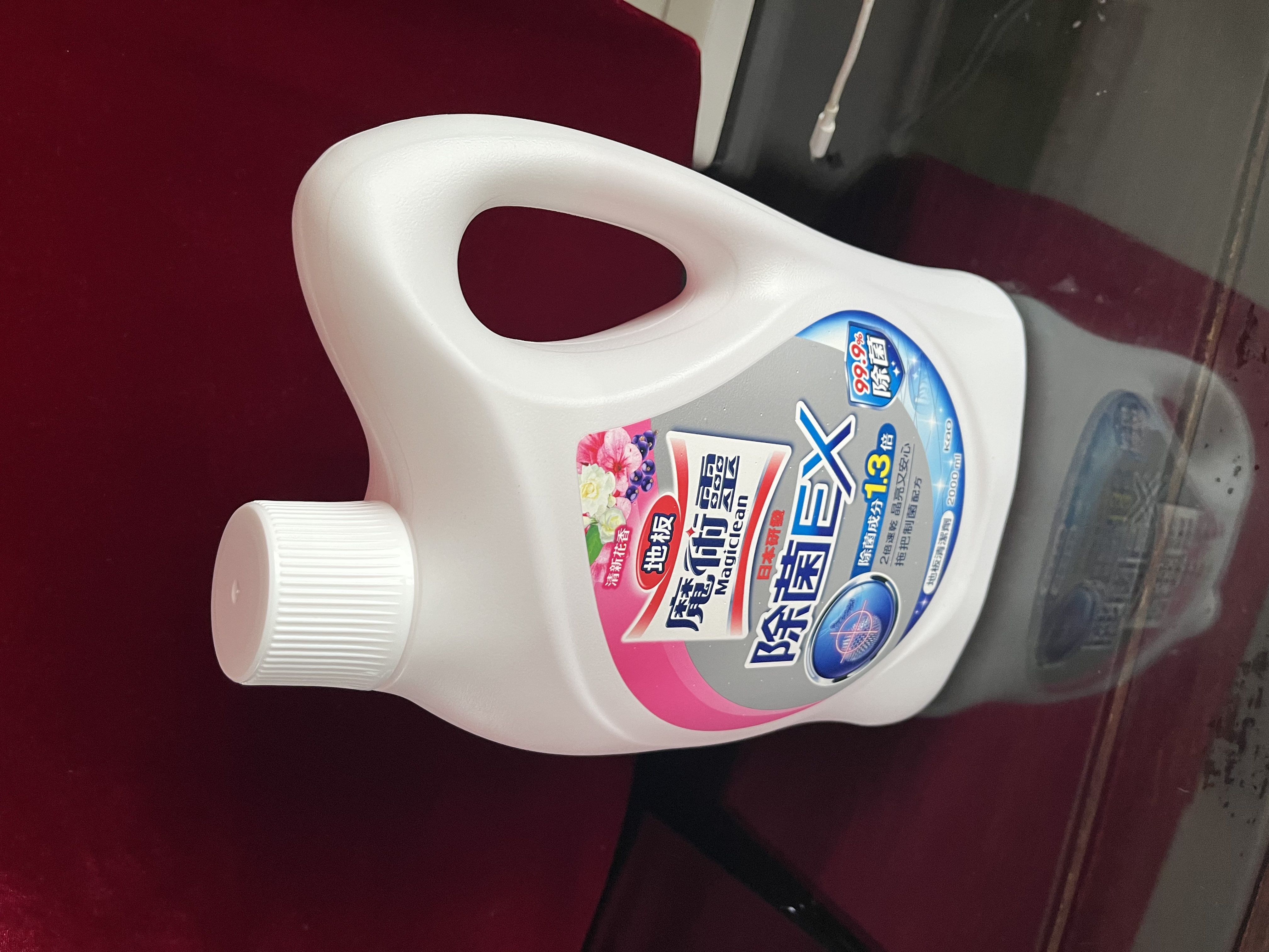花王（KAO）地板清洗剂2L 地板清洁剂拖地专用清洁液瓷砖木地板强力去污除菌 实拍图