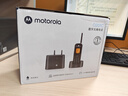 摩托罗拉（Motorola）远距离数字无绳电话机 无线座机 子母机单机 办公家用 中英文可扩展 豪宅别墅定制O201C(黑色) 实拍图
