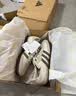 adidas「T头鞋」BARREDA休闲板鞋德训鞋男女阿迪达斯官方轻运动   灰色/黑色/树脂黄   40 实拍图