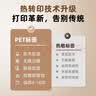 精臣N1/B18打印纸pet标签纸幼儿园名字贴纸白色标签彩色防水防撕热转印标签机（18）14*30-190张 黄色 实拍图