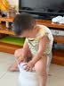 iuu儿童马桶坐便辅助器 男女宝宝马桶1-6岁训练尿便盆婴儿仿真小马桶 【新升级3.0版】仿真马桶-月牙灰 科学仿真，专为宝宝如厕设计 实拍图