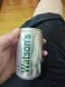 屈臣氏（Watsons）苏打水柠檬草味低糖0脂低卡饮料解腻调酒200mL*24罐整箱 实拍图
