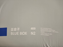 蓝盒子小蓝枕N2记忆棉枕成人深睡枕芯护颈枕慢回弹宿舍透气浅灰10cm 实拍图