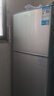 志高（CHIGO）双门冰箱118升两门宿舍租房小户型家用冷藏冷冻小冰箱节能BCD-118A158JD银色 以旧换新 实拍图