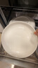 陶相惠盘子陶瓷菜盘釉下彩家用深盘汤盘8英寸纯白微波炉骨瓷盘子2只装 实拍图