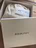 裘真【宋佳同款】植鞣羊皮信使双肩包横款大容量上班通勤休闲背包新款 大象灰-大号 实拍图