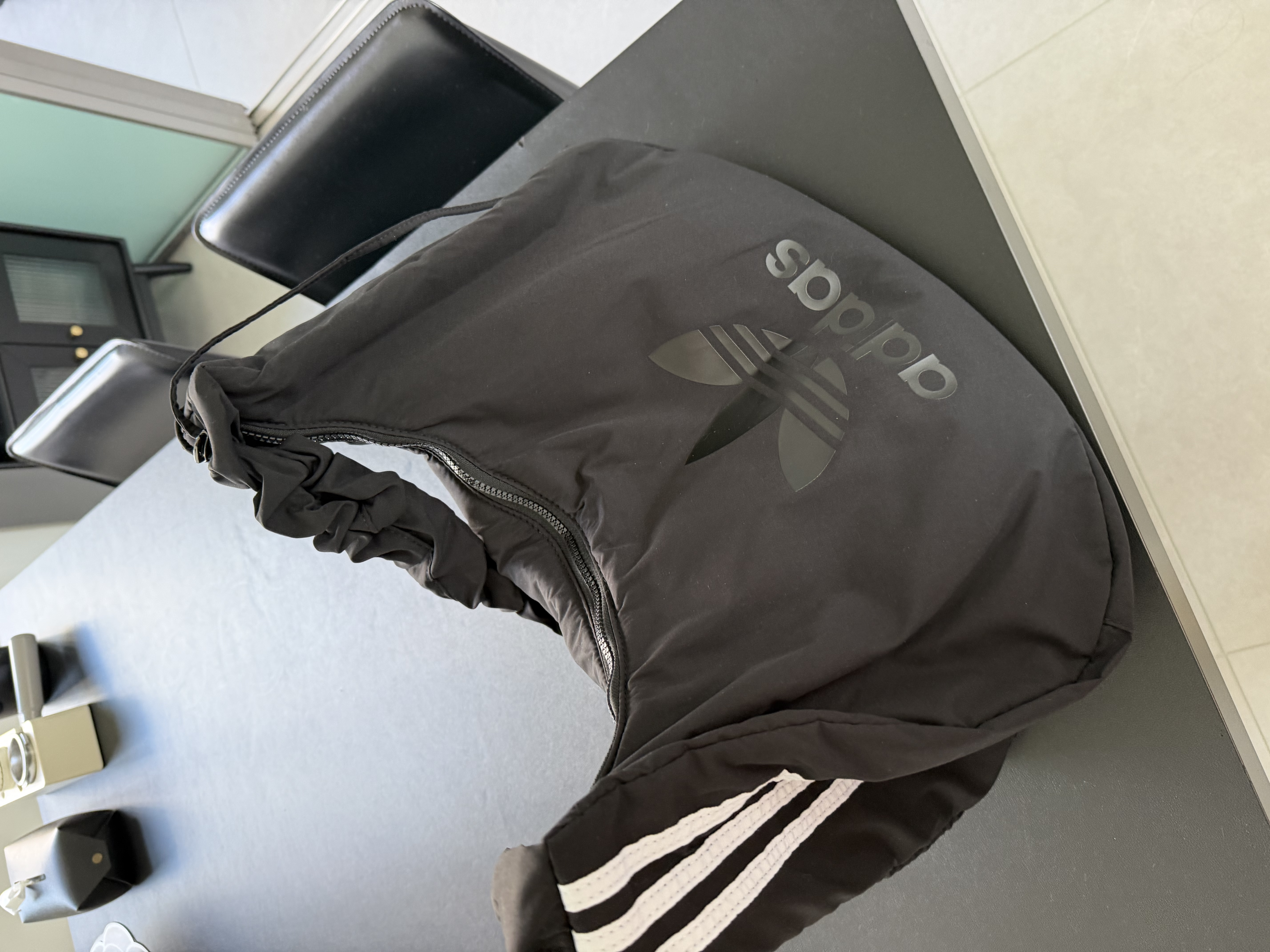 阿迪达斯（adidas）女 三叶草   SHLDR BAG XL 单肩包 JP0146 黑色 实拍图