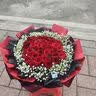 幽客玉品鲜花速递红玫瑰花束表白送女友老婆生日礼物全国同城配送 33朵红玫瑰花束—女王款 实拍图