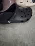卡骆驰（crocs）经典Clog男女洞洞鞋一脚蹬沙滩鞋 黑色  37  实拍图