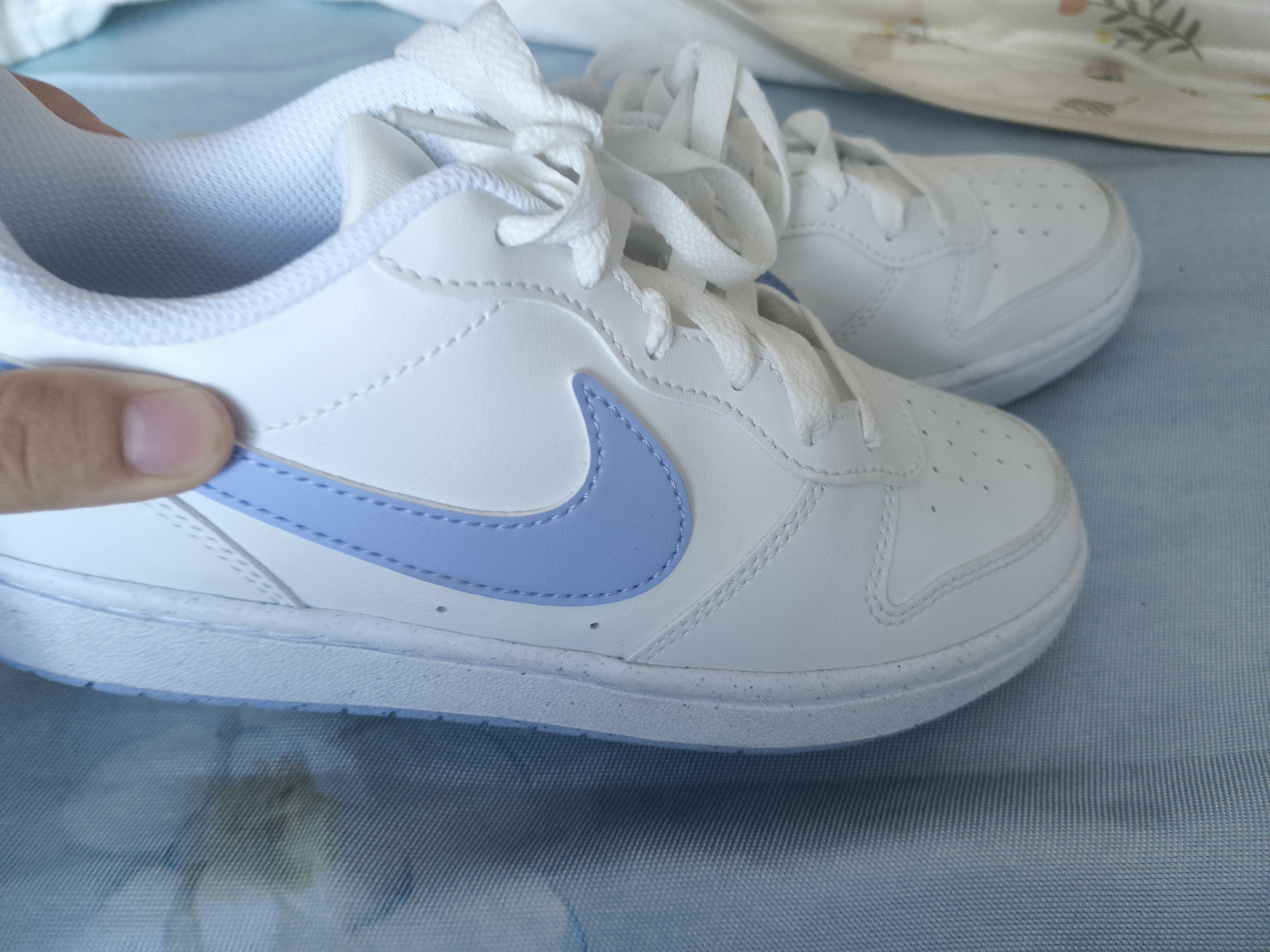耐克（NIKE）女鞋 2026新款秋季COURT耐磨运动鞋时尚百搭休闲鞋复古潮流板鞋 淡霭初晴 37.5 实拍图