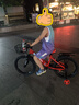永久（FOREVER）儿童自行车男女款小孩单车可折叠脚踏车4-6-8-10岁辅助轮18寸红色 实拍图