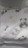 安可新婴儿7A抗菌全棉邹布浴巾 新生儿吸水洗澡纱布盖毯萌熊猫100*100cm 实拍图