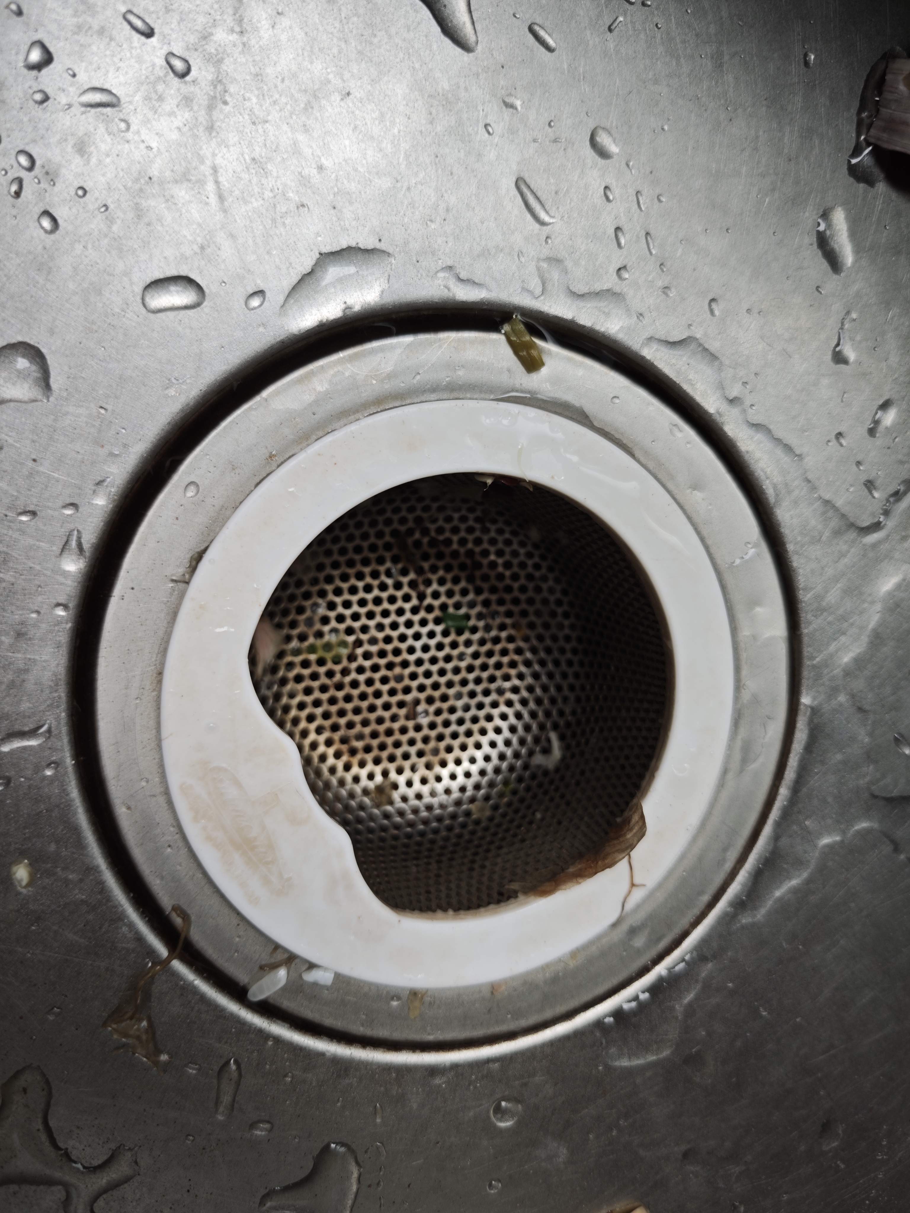 潜水艇（Submarine）厨房水槽提篮过滤网 菜盆防堵神器洗菜盆洗碗池水池去水器过漏网 CST110两个装 适用110mm提篮 实拍图